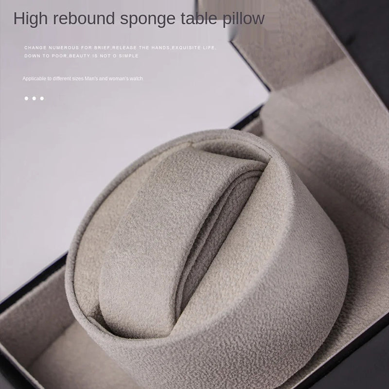 W125 Automatic Single Watch Electric Rotating Box Watch Leather Display Box W125 Automatic Single Watch Electric Rotating Box Watch Leather Display Box